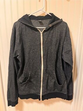 Zine Clothing - Dark Zip-Up Hooded Sweatshirt